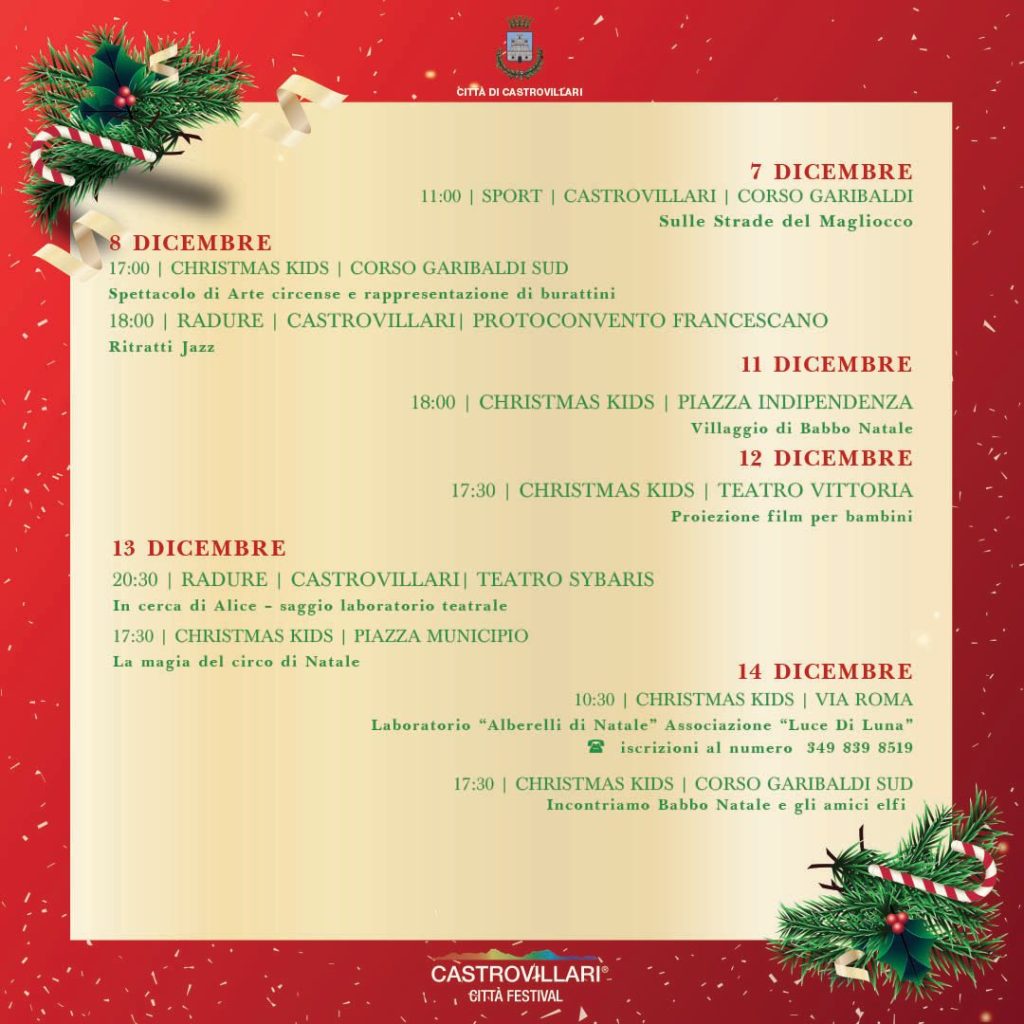 Natale a Castrovillari Città Festival - Castrovillari