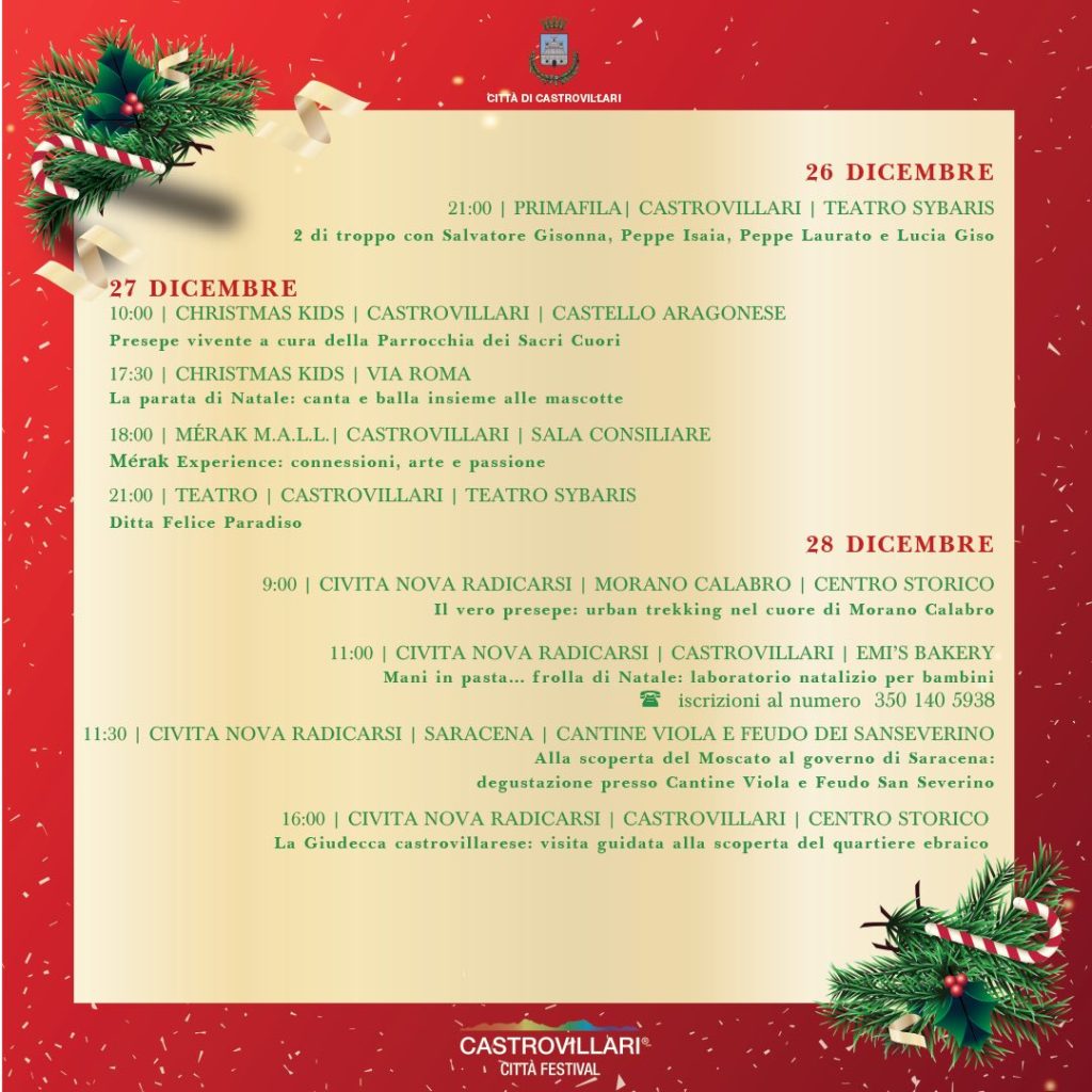 Natale a Castrovillari Città Festival - Castrovillari