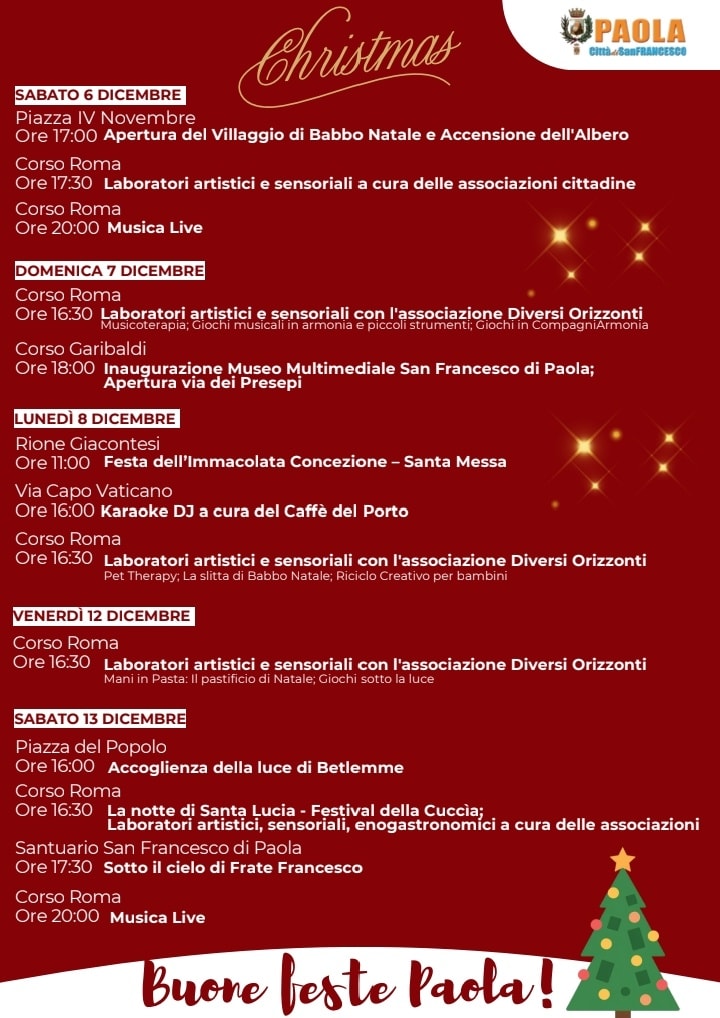Vivi il Natale a Paola - Paola