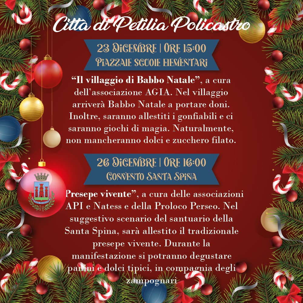 Natale 2025 - Petilia Policastro 5 Natale 2025 - Petilia Policastro