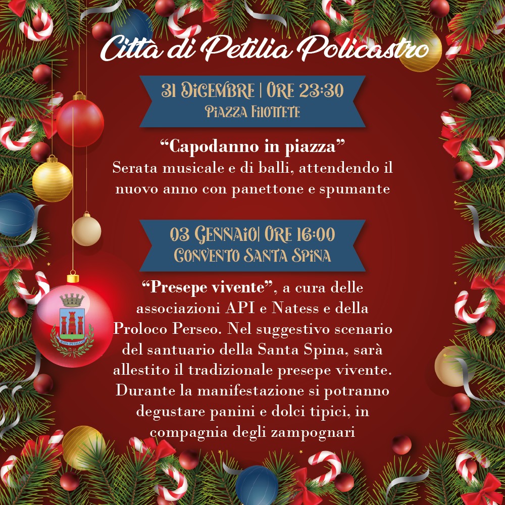 Natale 2025 - Petilia Policastro 8 Natale 2025 - Petilia Policastro