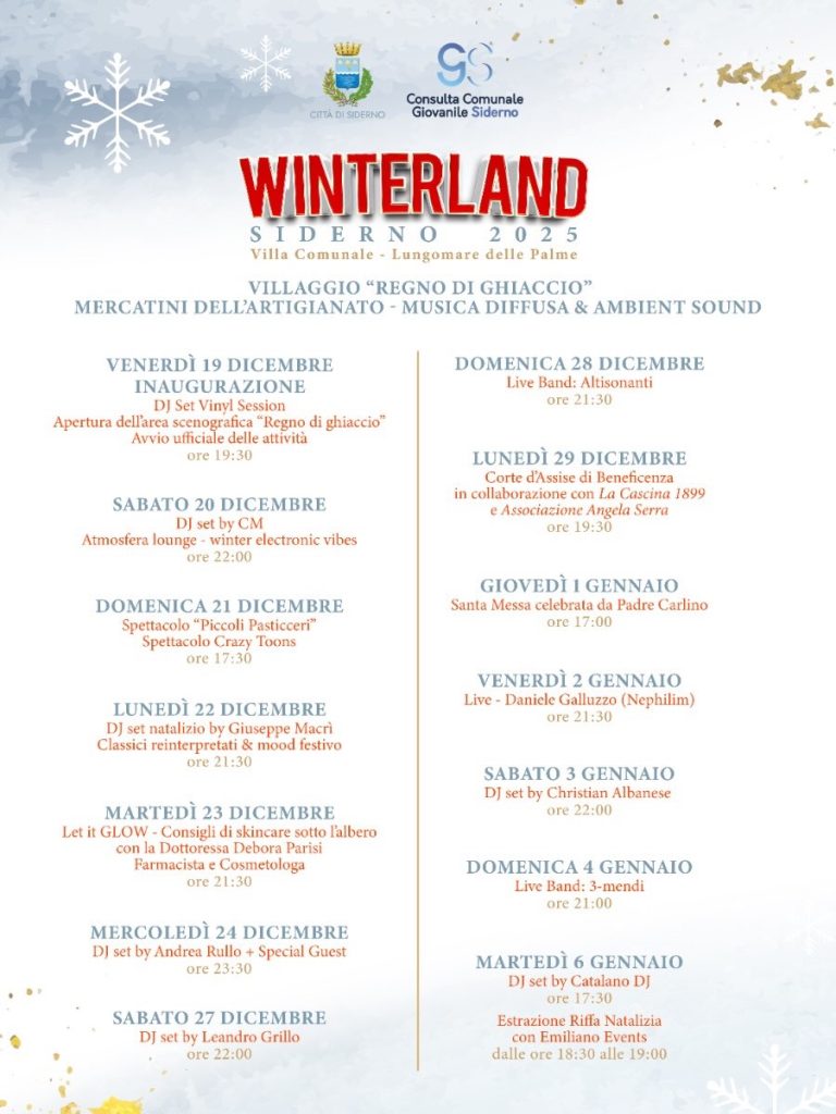 Winterland - Siderno