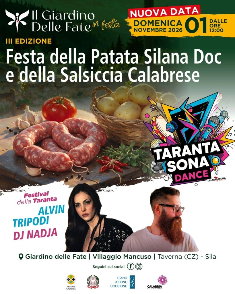 locandina 3ª Festa della Patata Silana e della Salsiccia Calabrese