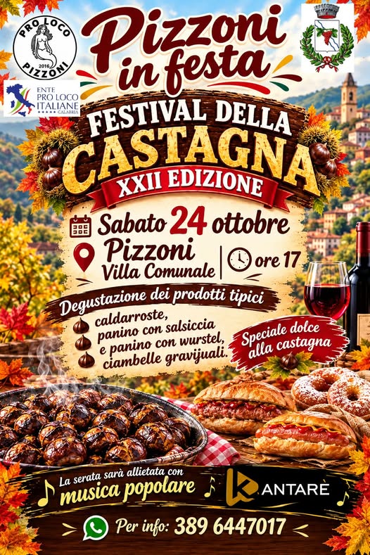 locandina XXII Festival della Castagna