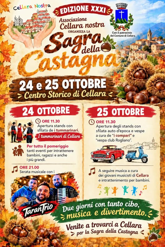 locandina XXXI Sagra della Castagna