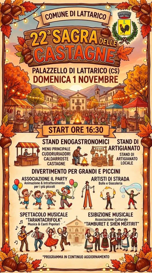locandina Sagra delle Castagne